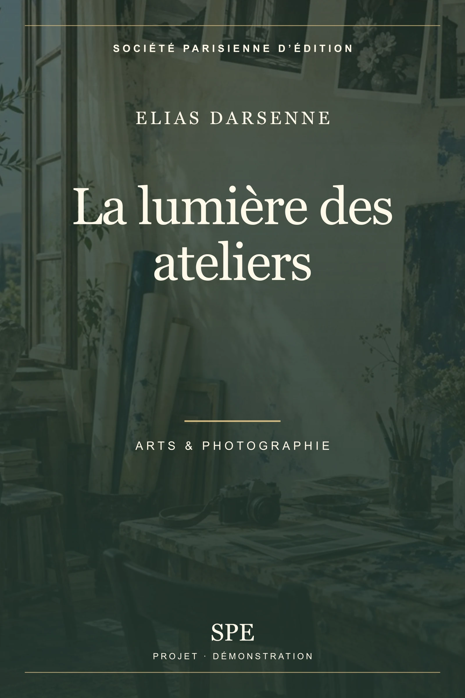 Couverture fictive : La lumière des ateliers