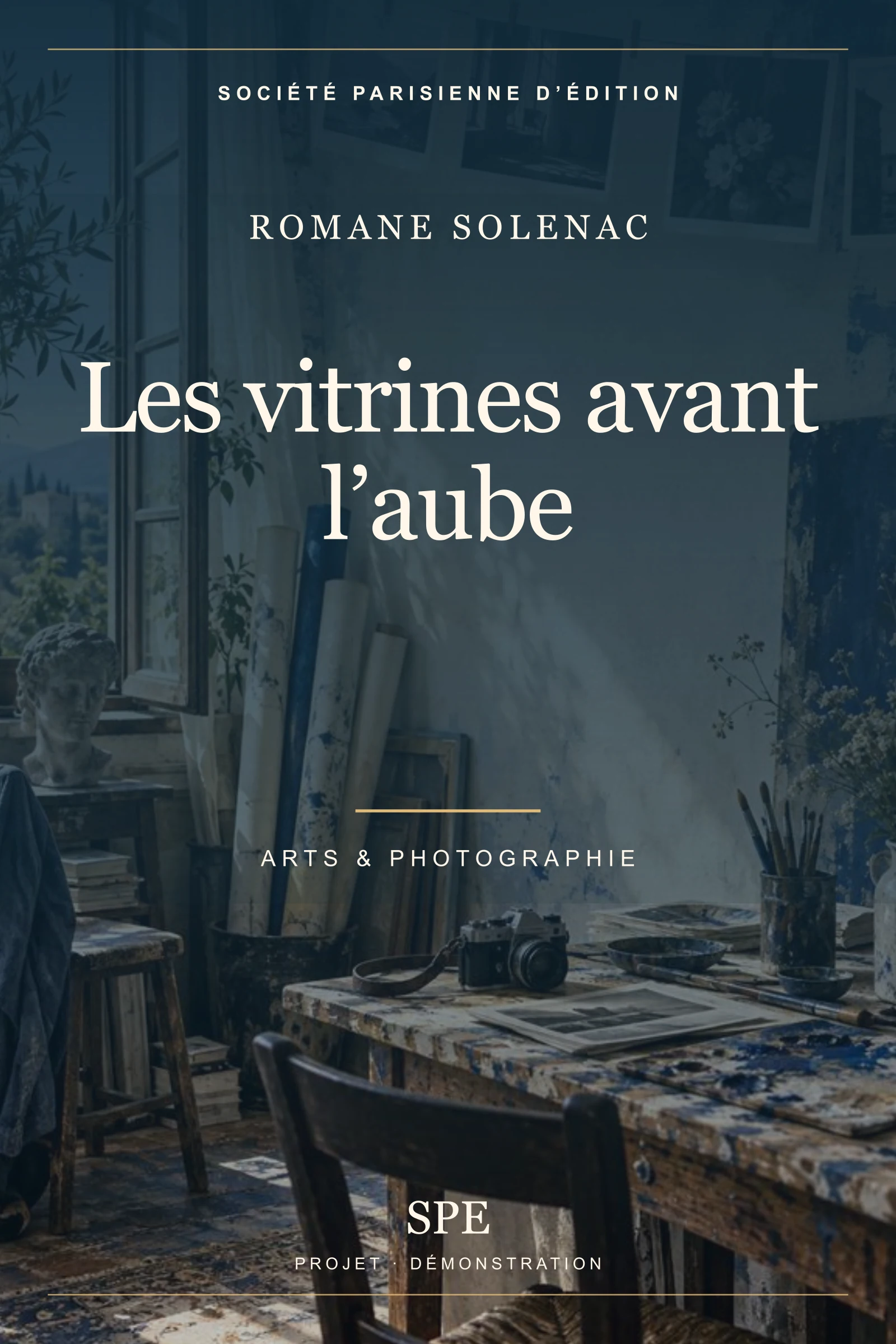 Couverture fictive : Les vitrines avant l’aube
