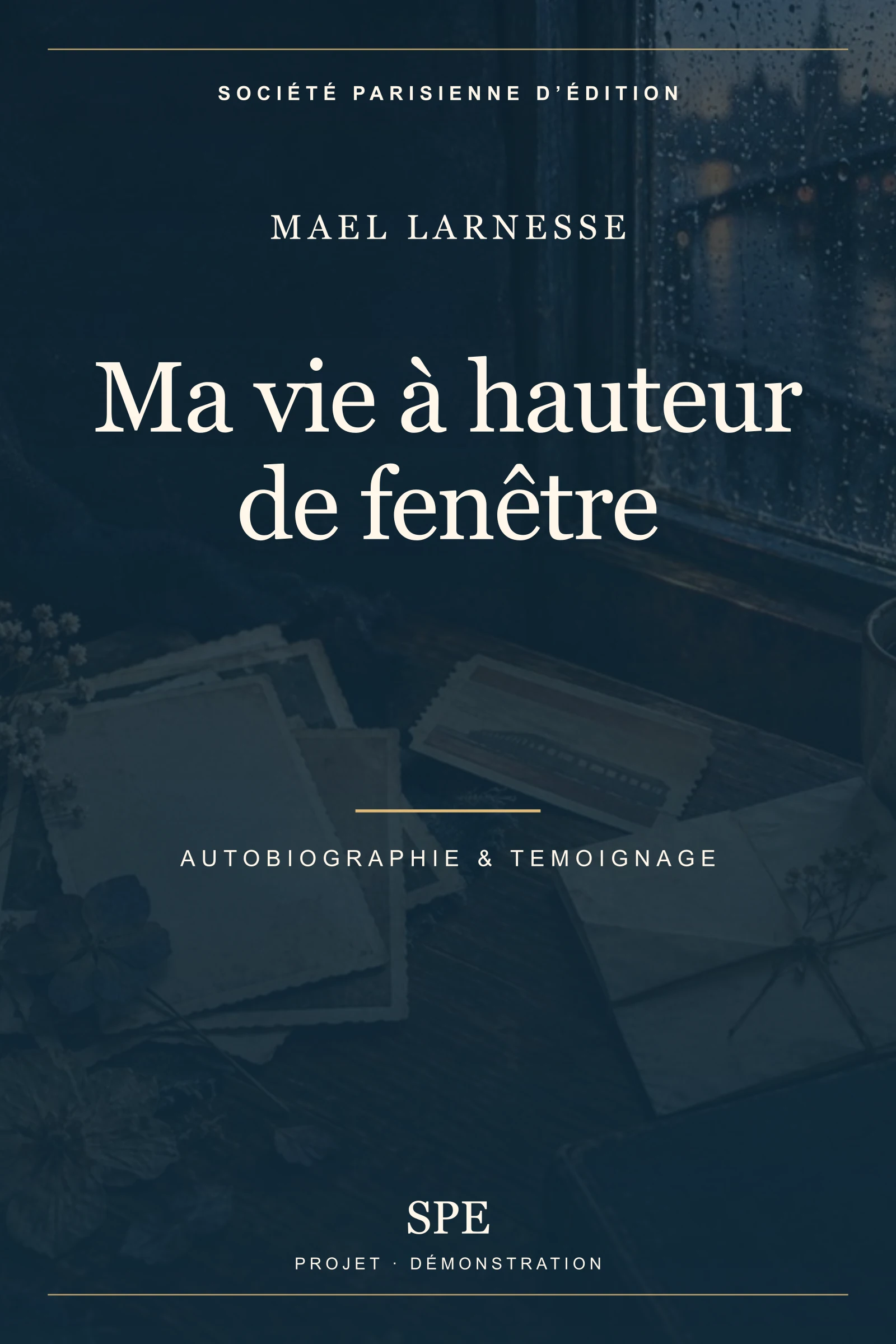Couverture fictive : Ma vie à hauteur de fenêtre