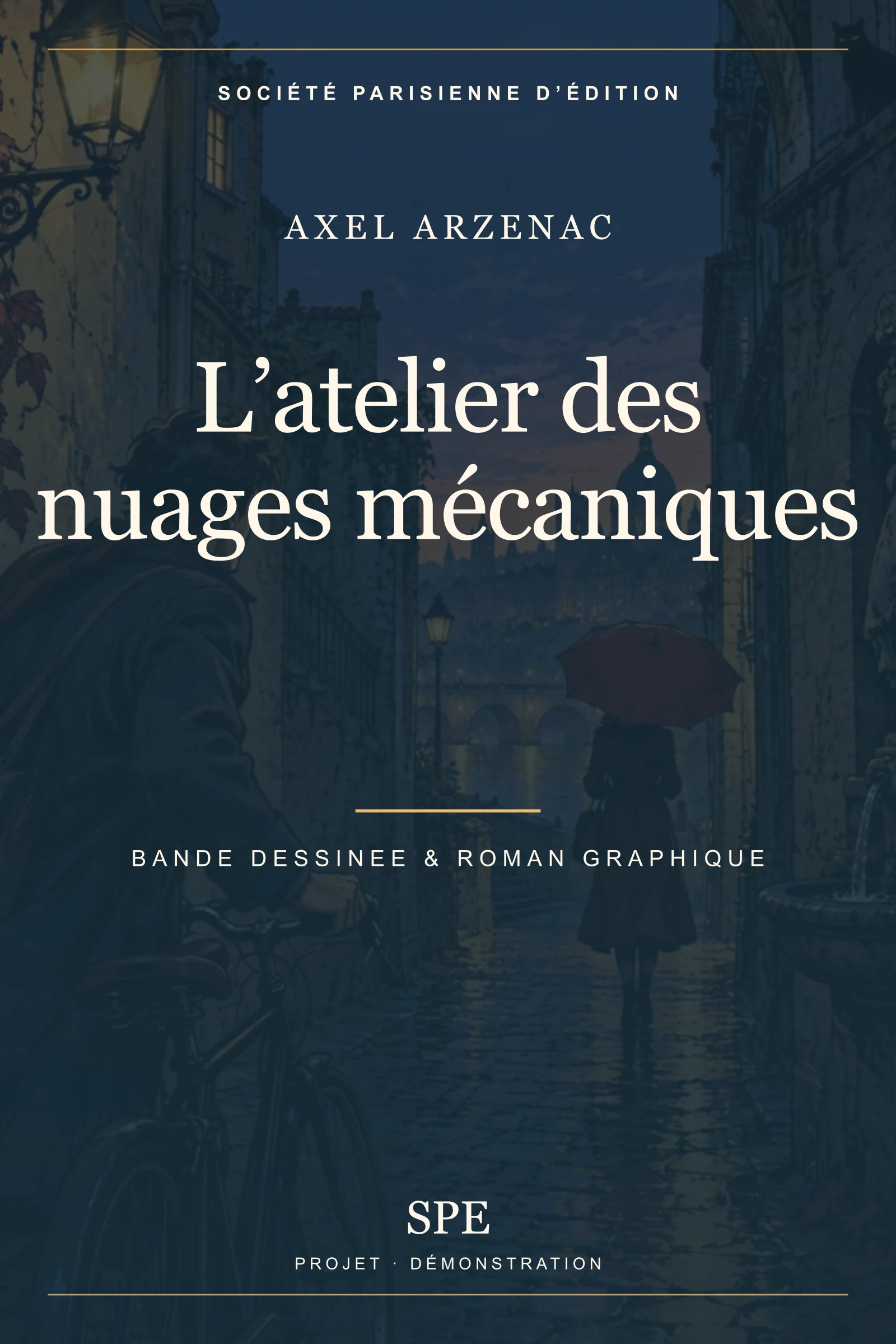 Couverture fictive : L’atelier des nuages mécaniques