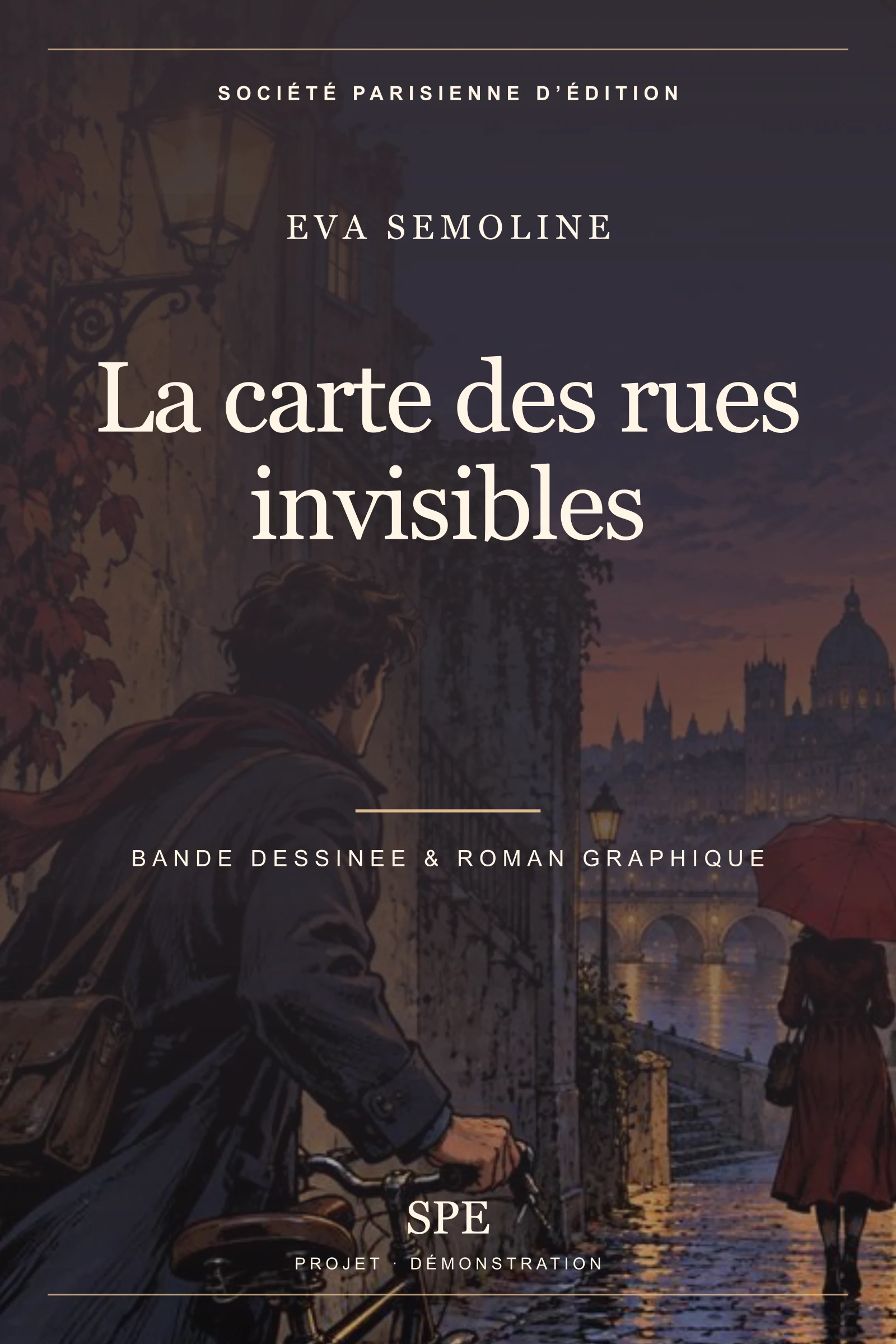 Couverture fictive : La carte des rues invisibles