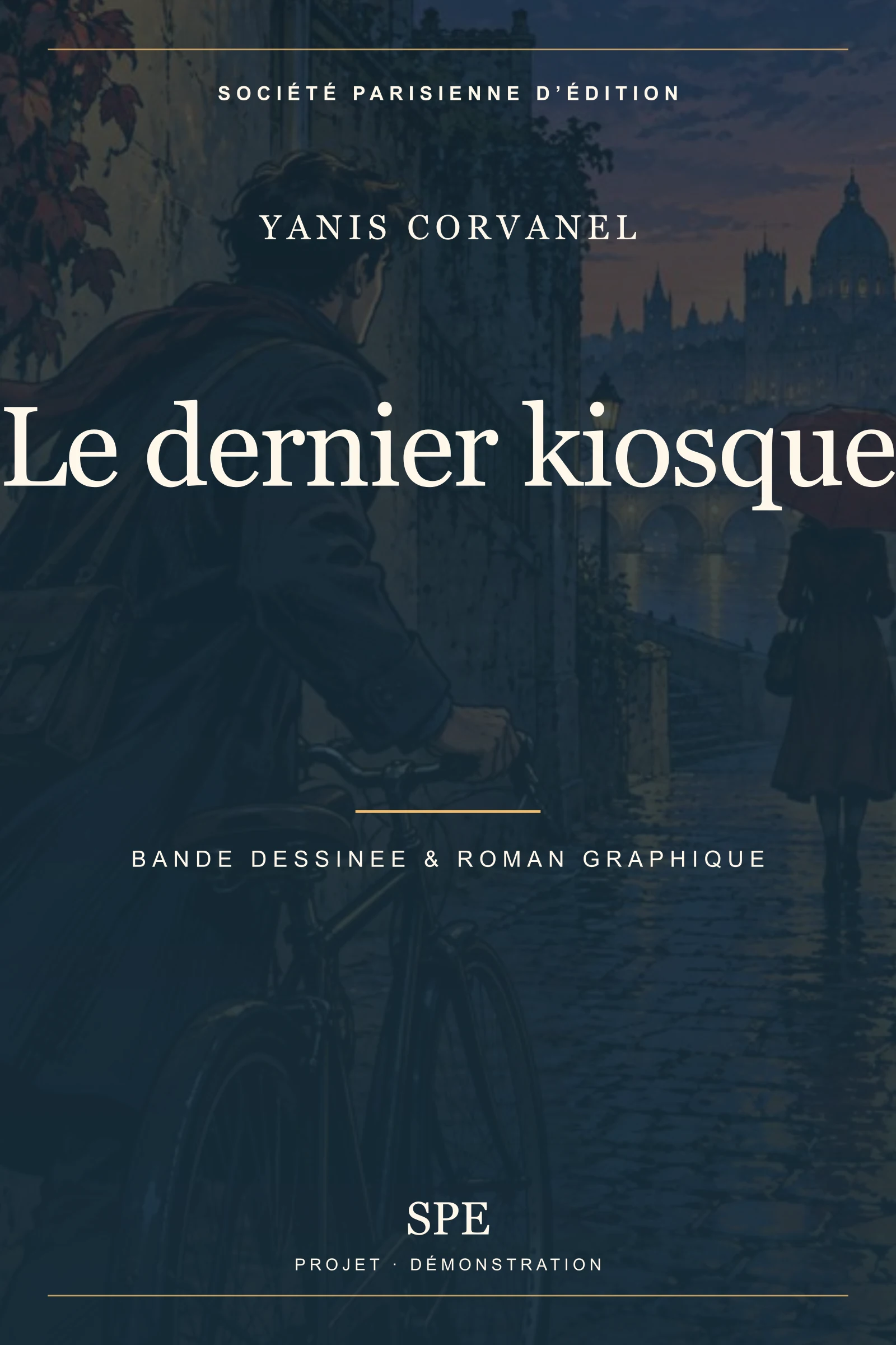 Couverture fictive : Le dernier kiosque