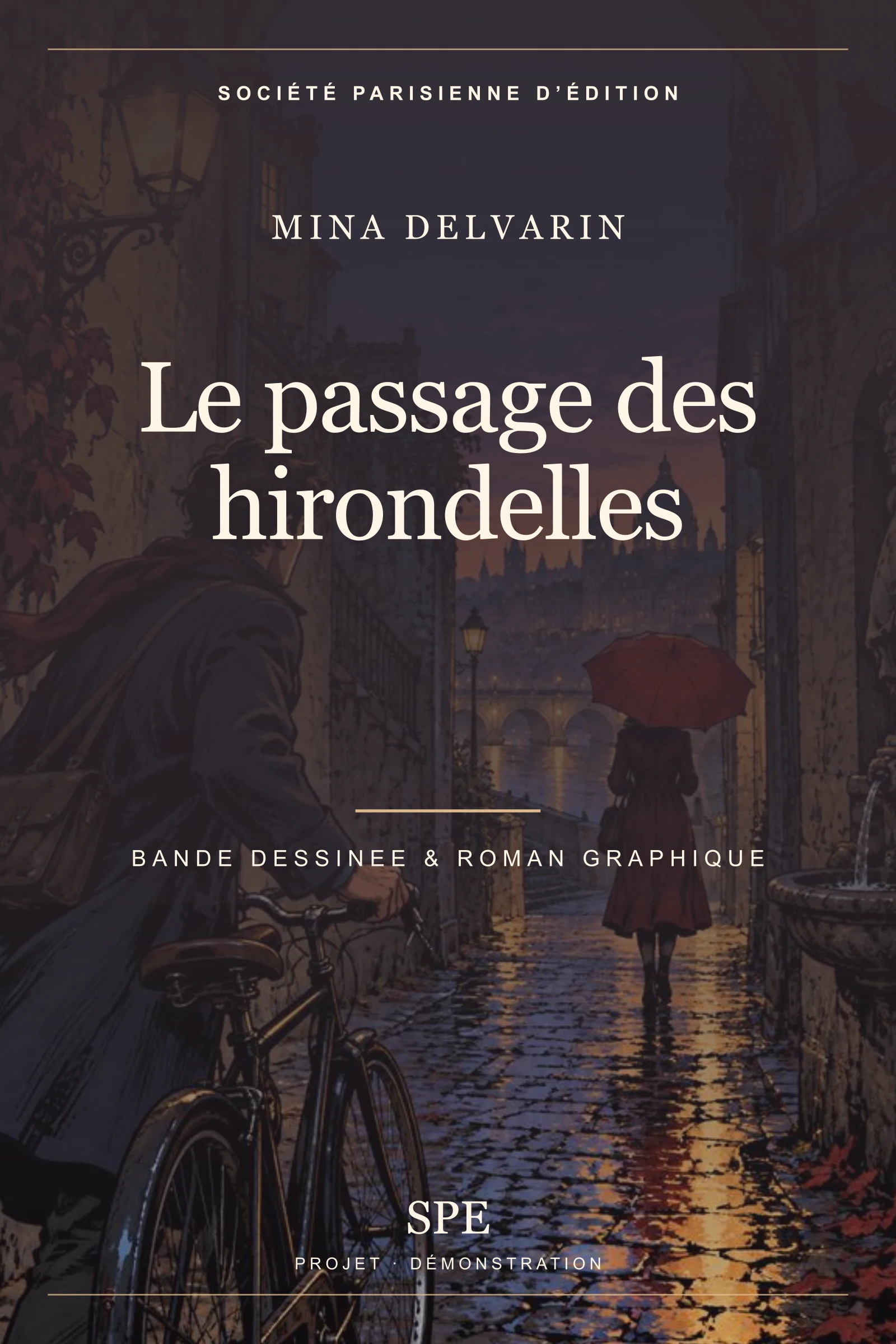 Couverture fictive : Le passage des hirondelles