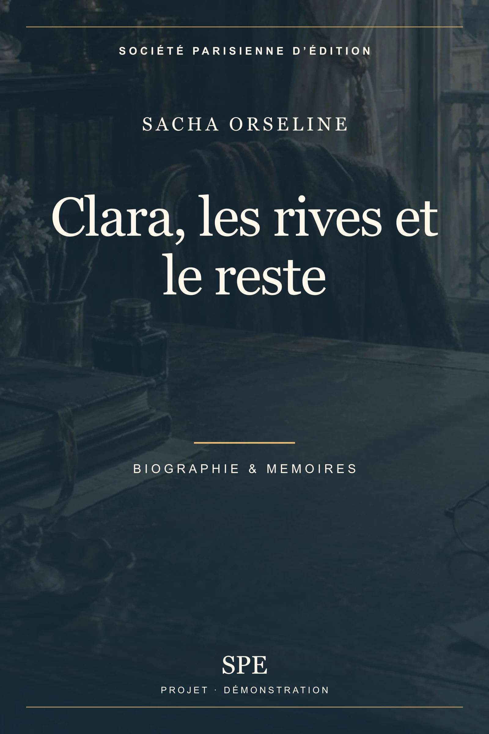 Couverture fictive : Clara, les rives et le reste