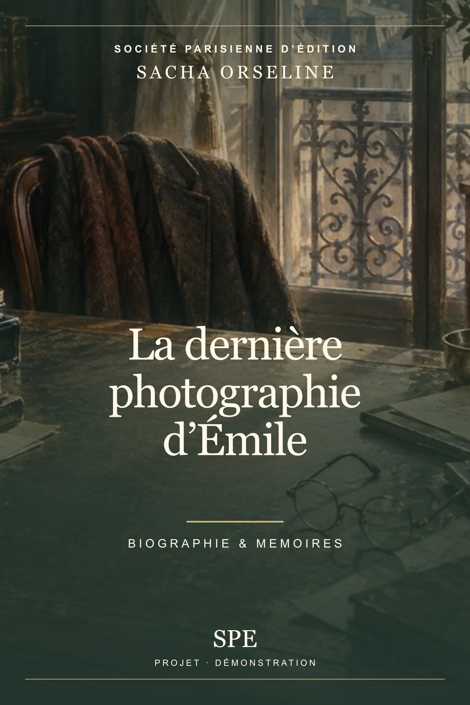 Couverture fictive : La dernière photographie d’Émile