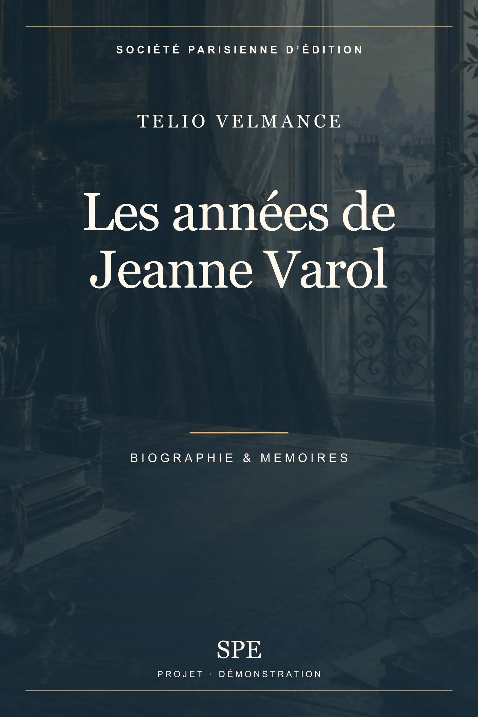Couverture fictive : Les années de Jeanne Varol