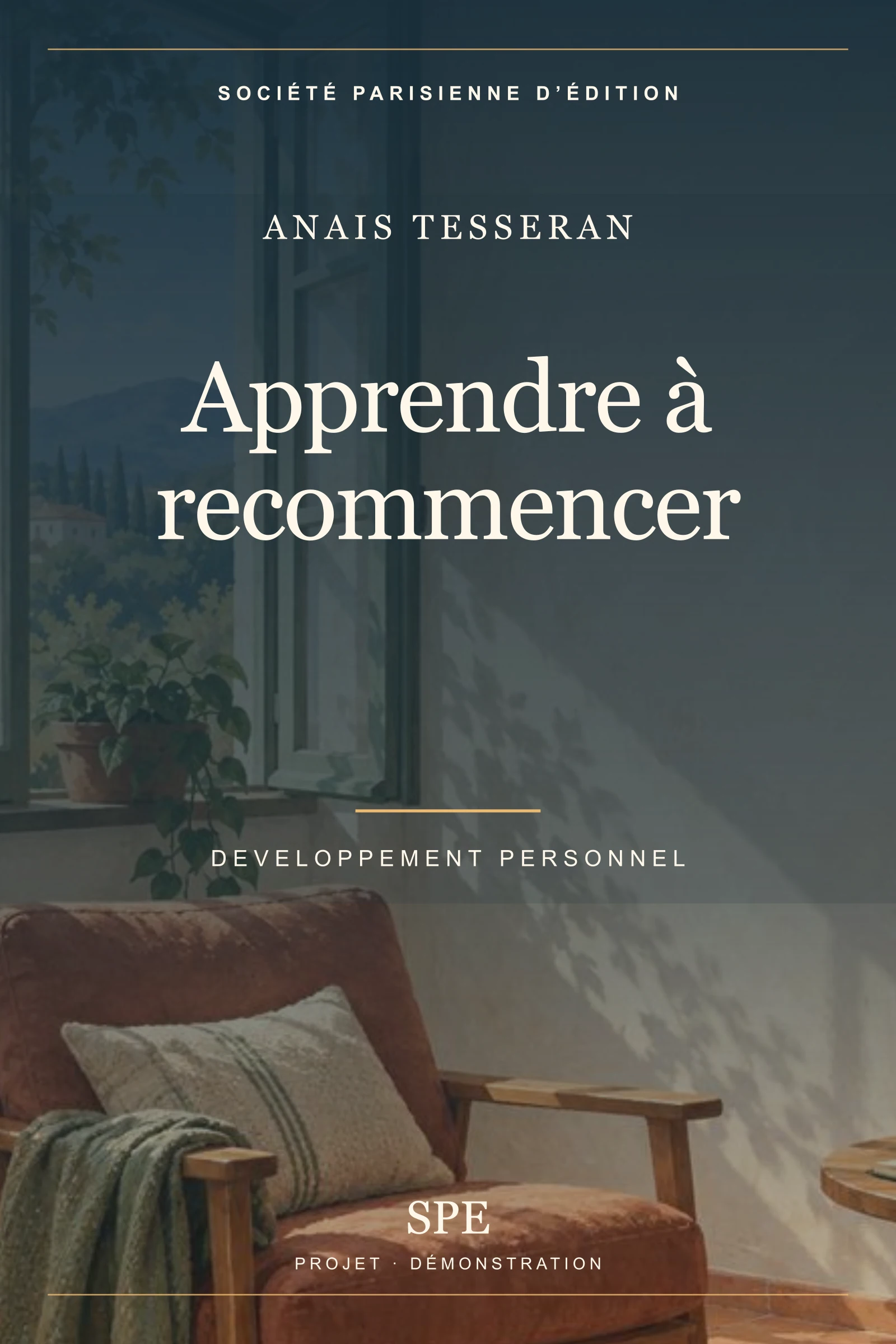 Couverture fictive : Apprendre à recommencer