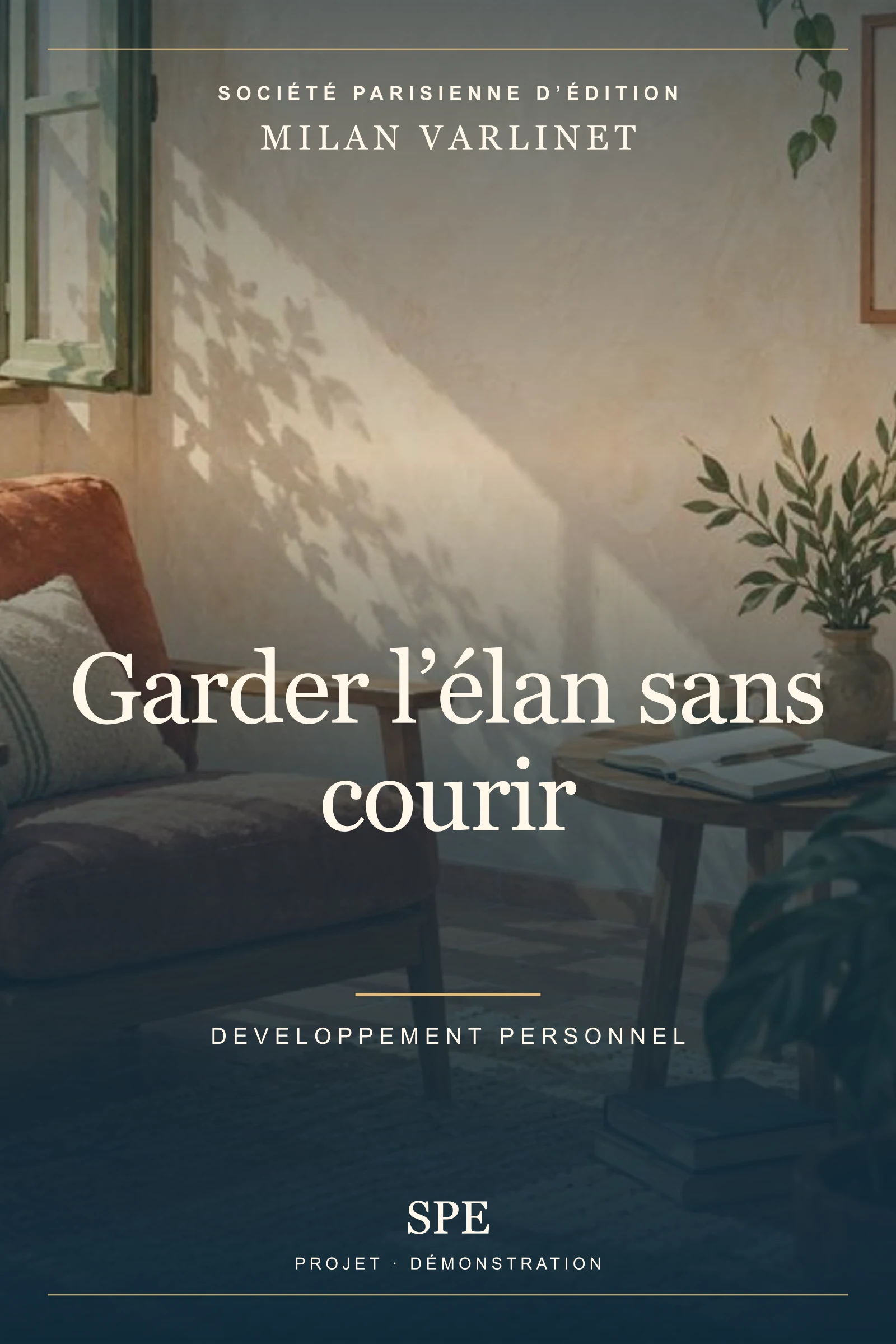 Couverture fictive : Garder l’élan sans courir
