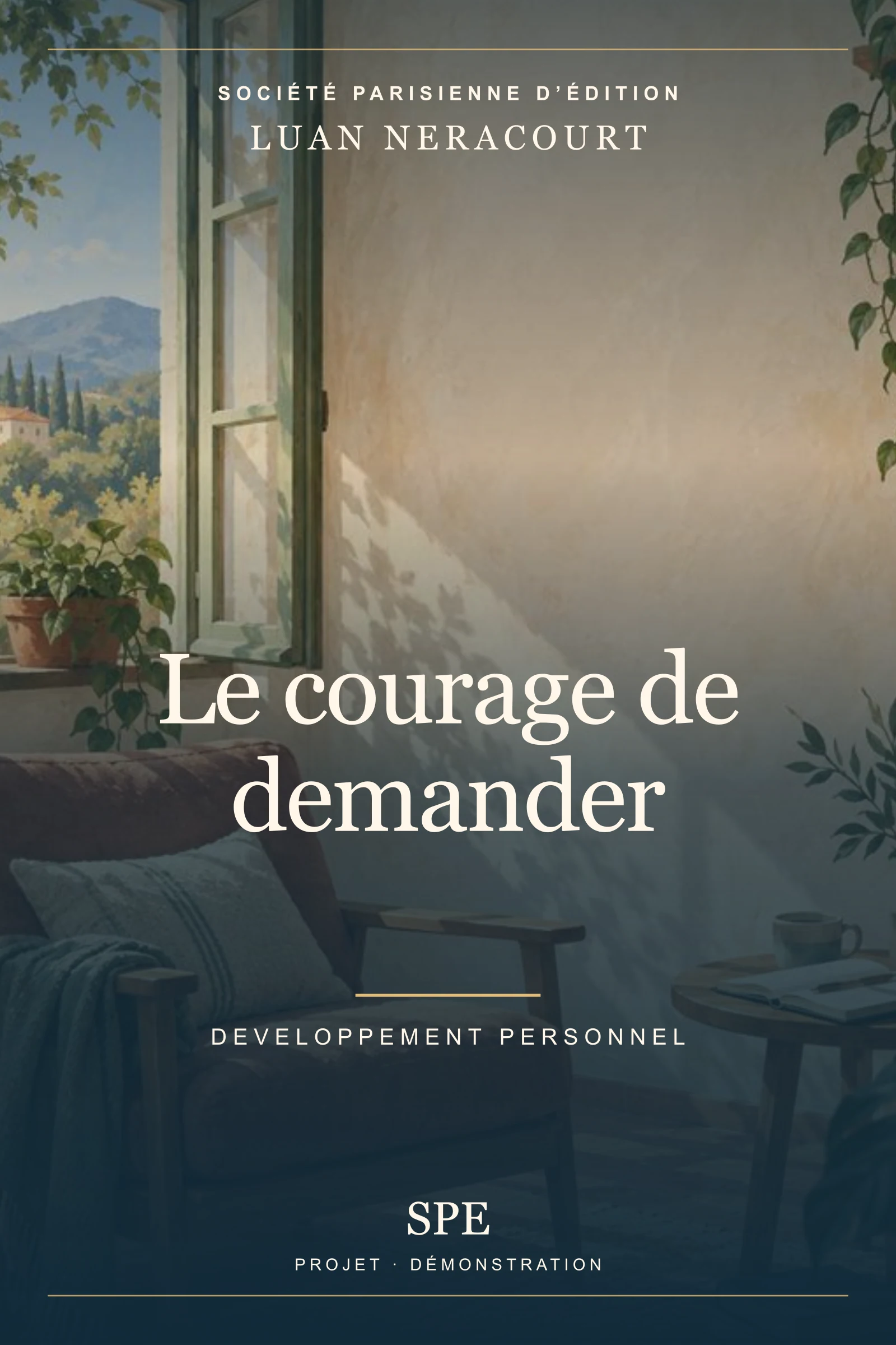 Couverture fictive : Le courage de demander