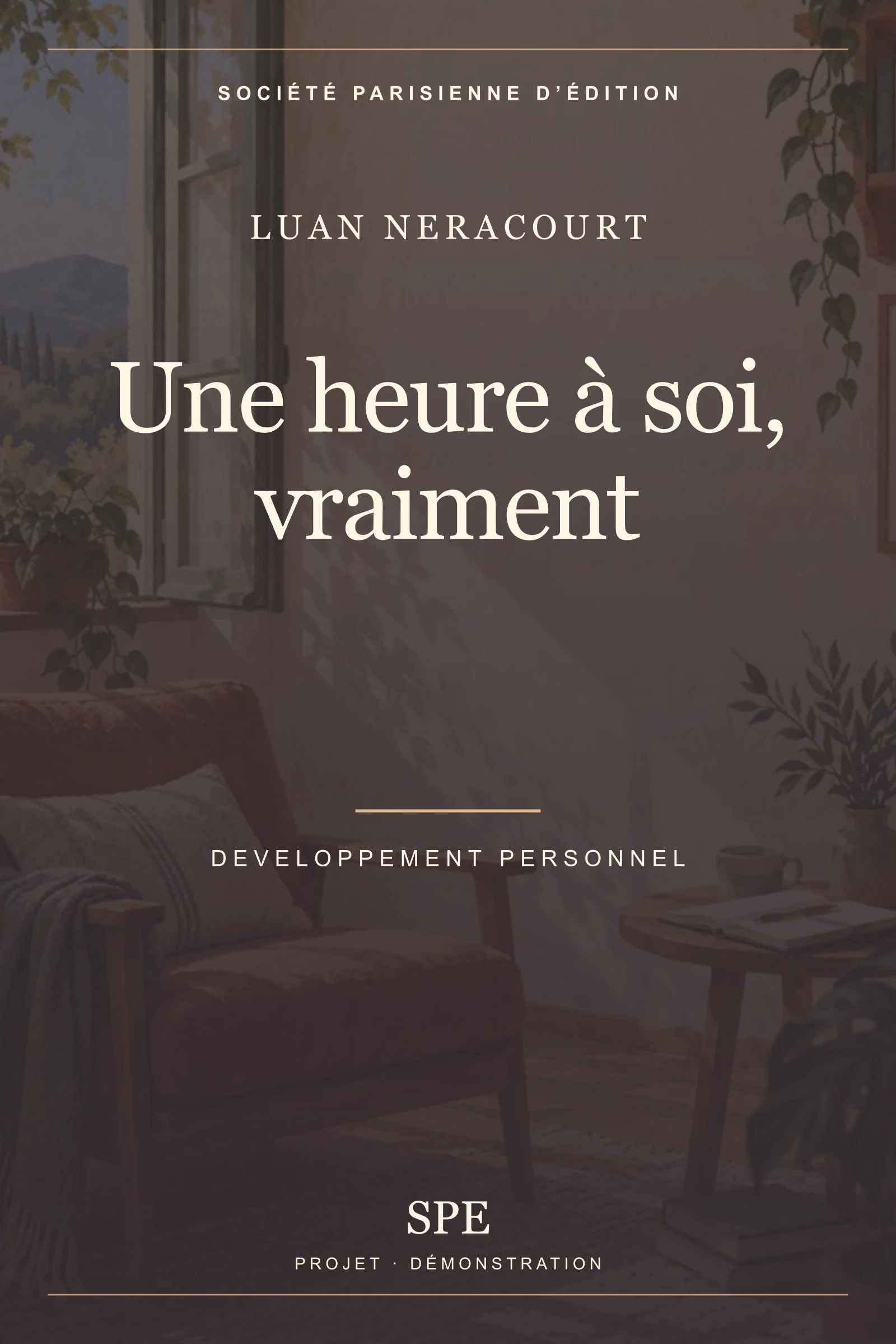 Couverture fictive : Une heure à soi, vraiment