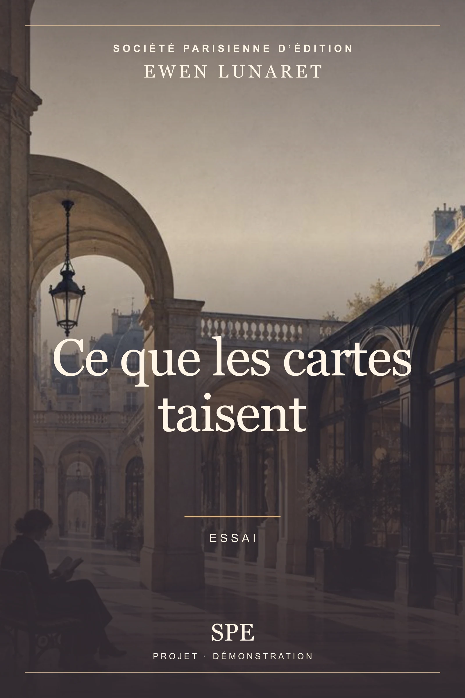 Couverture fictive : Ce que les cartes taisent