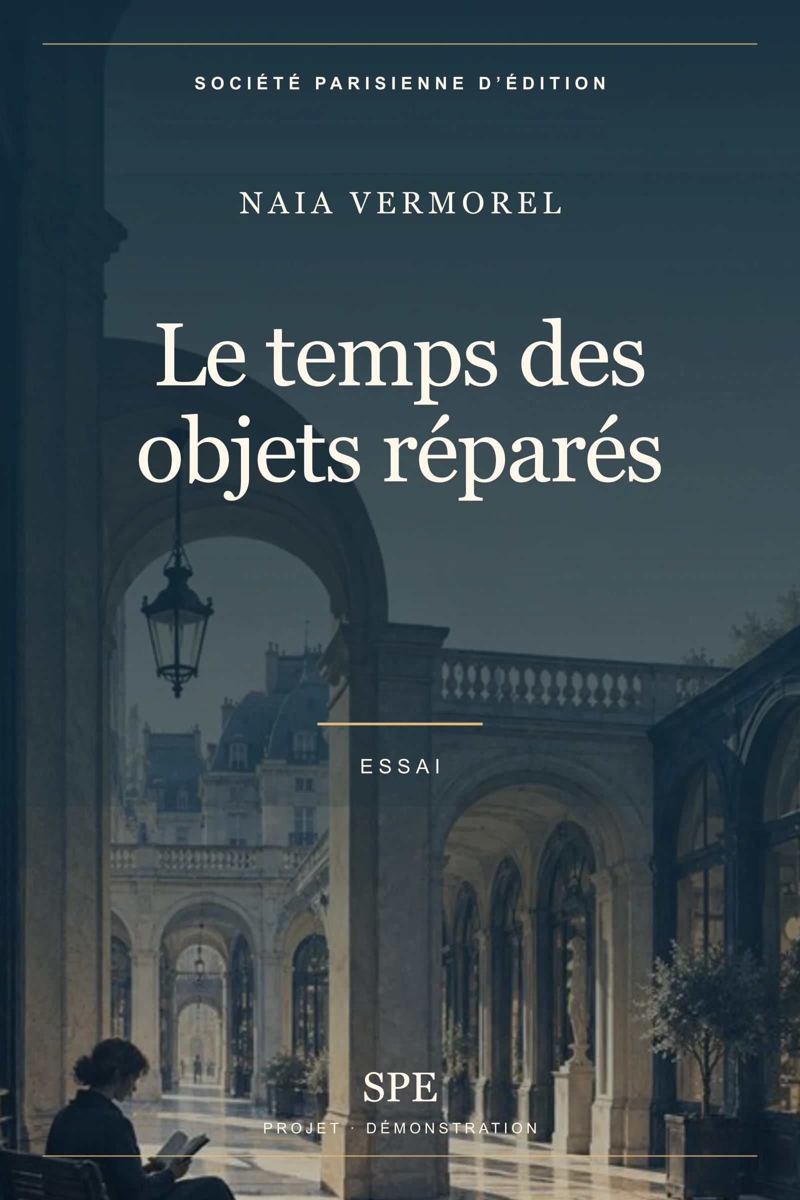 Couverture fictive : Le temps des objets réparés