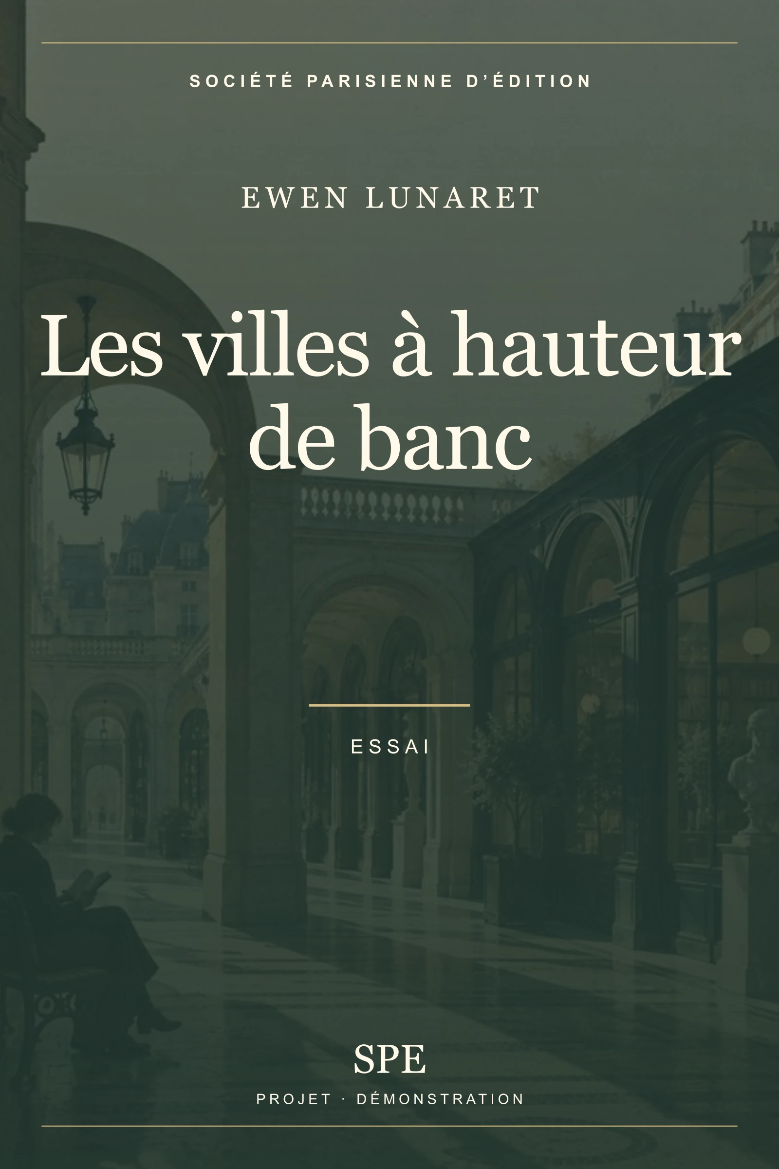 Couverture fictive : Les villes à hauteur de banc