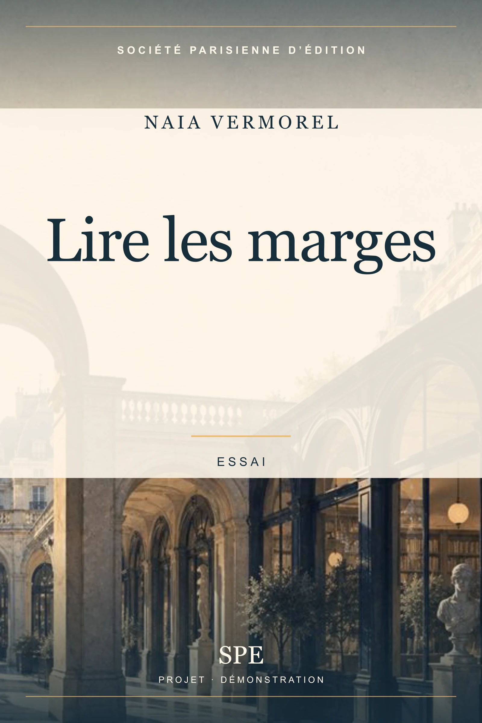 Couverture fictive : Lire les marges