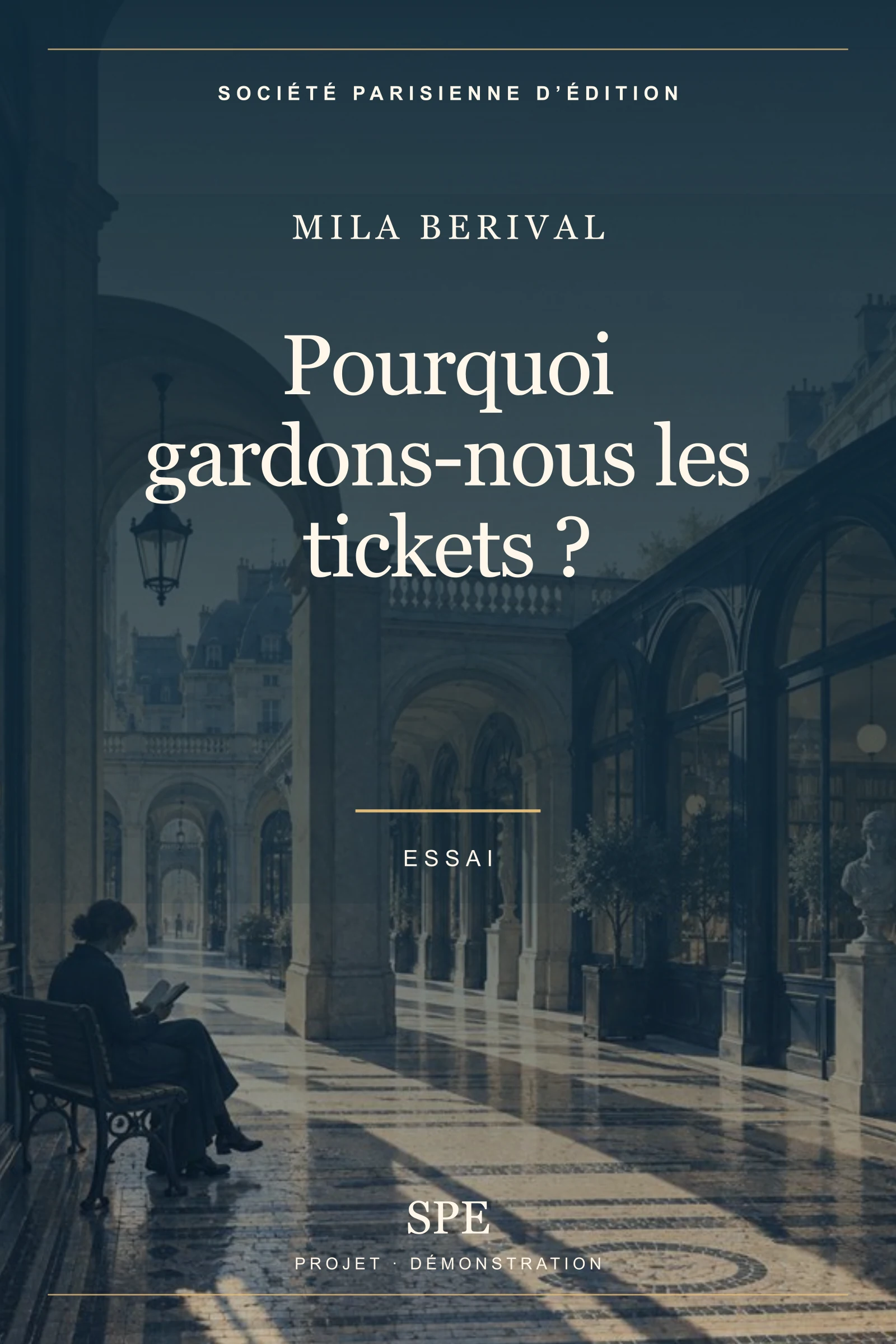 Couverture fictive : Pourquoi gardons-nous les tickets ?