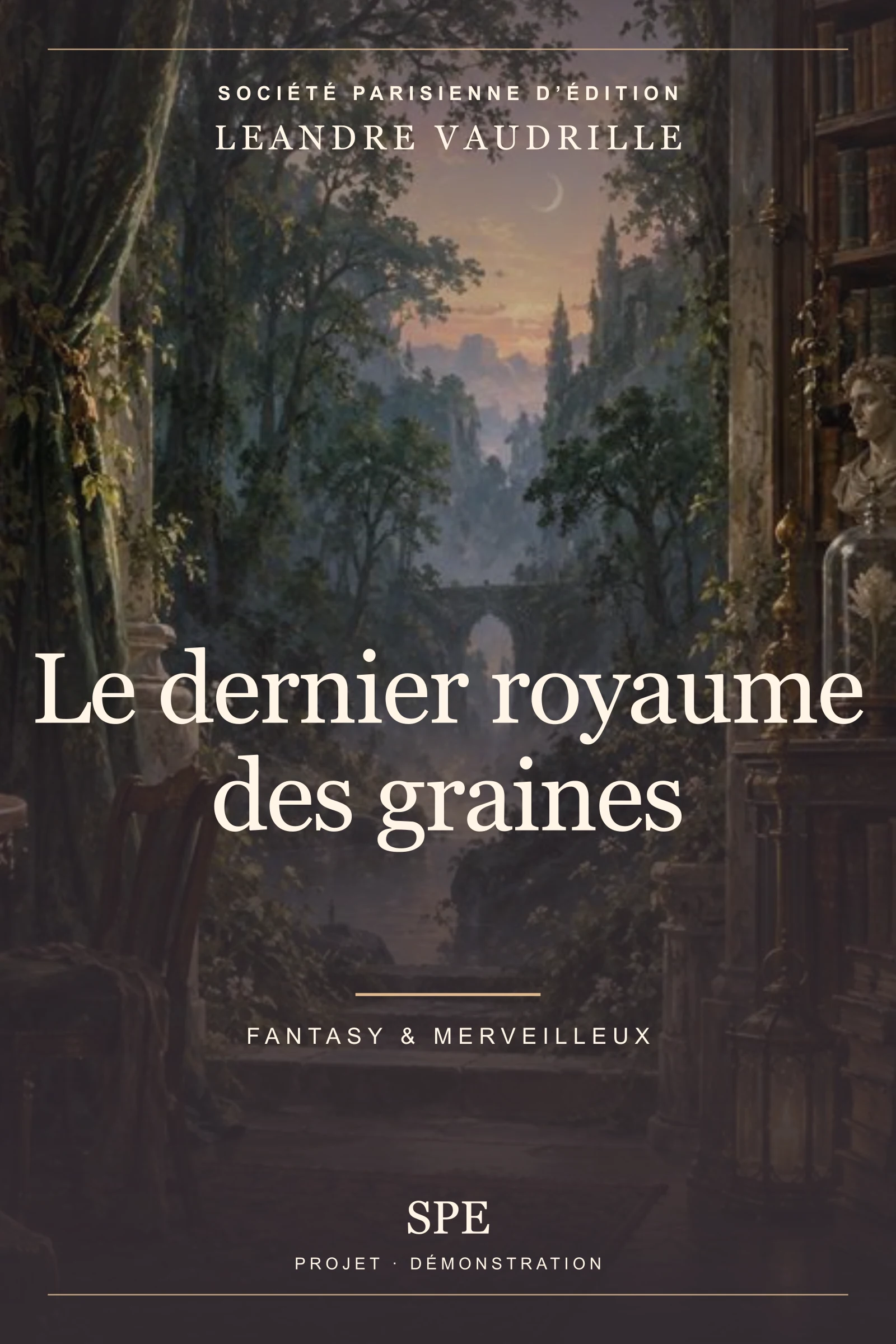 Couverture fictive : Le dernier royaume des graines