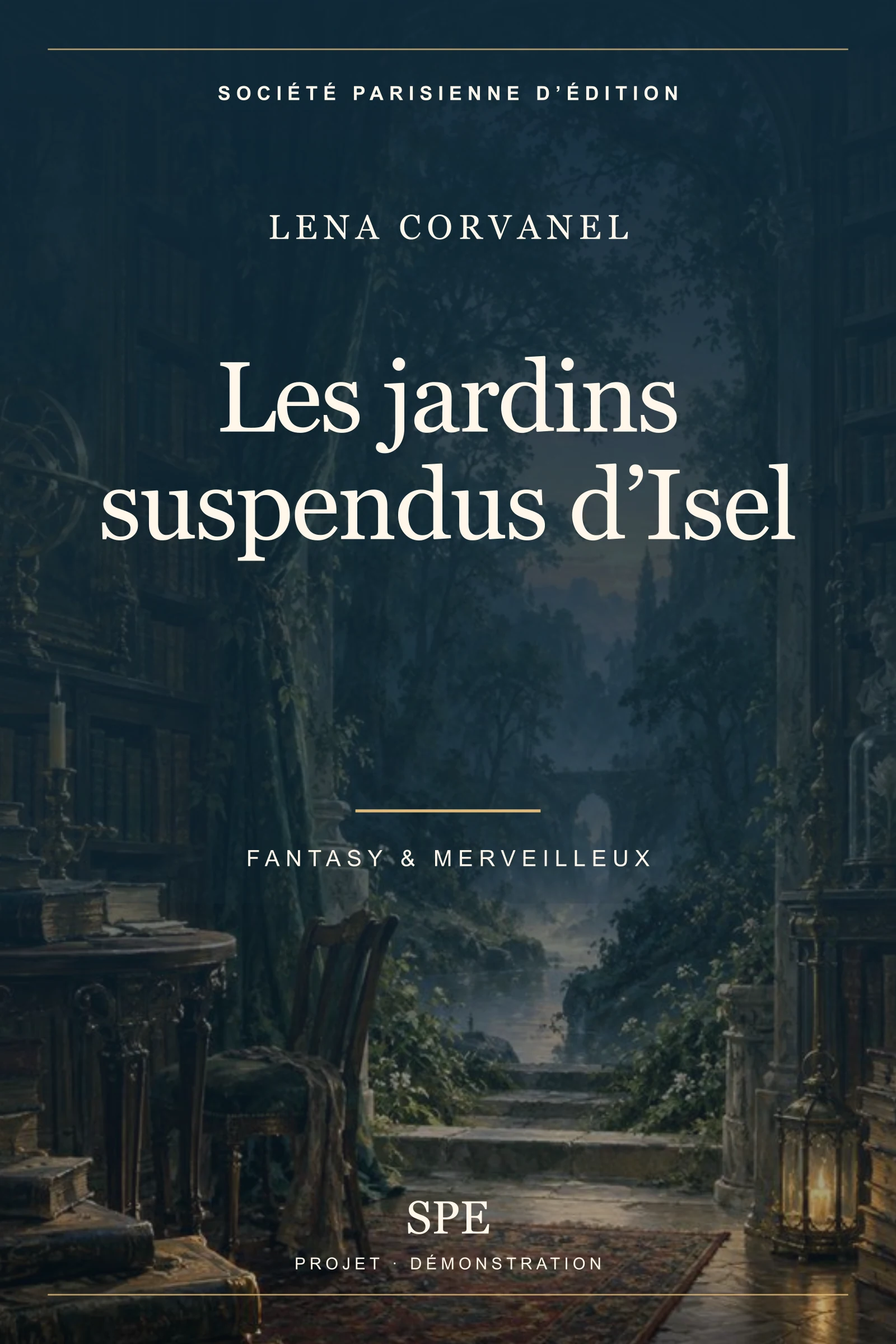 Couverture fictive : Les jardins suspendus d’Isel