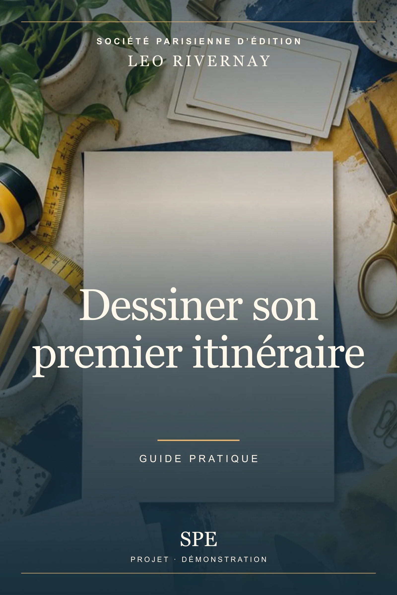 Couverture fictive : Dessiner son premier itinéraire