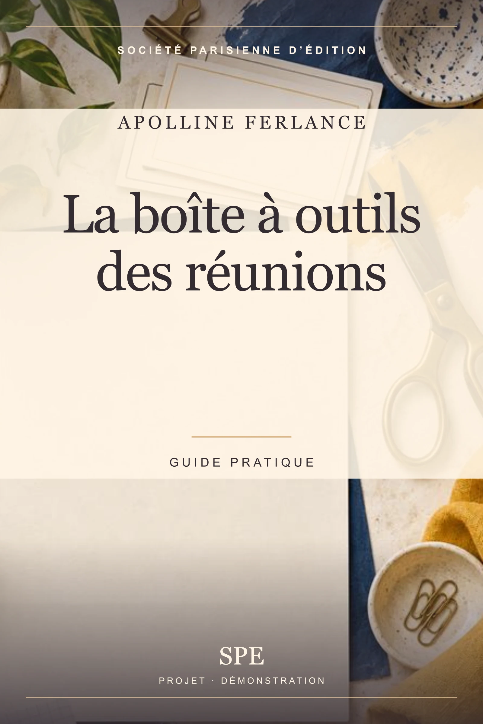 Couverture fictive : La boîte à outils des réunions