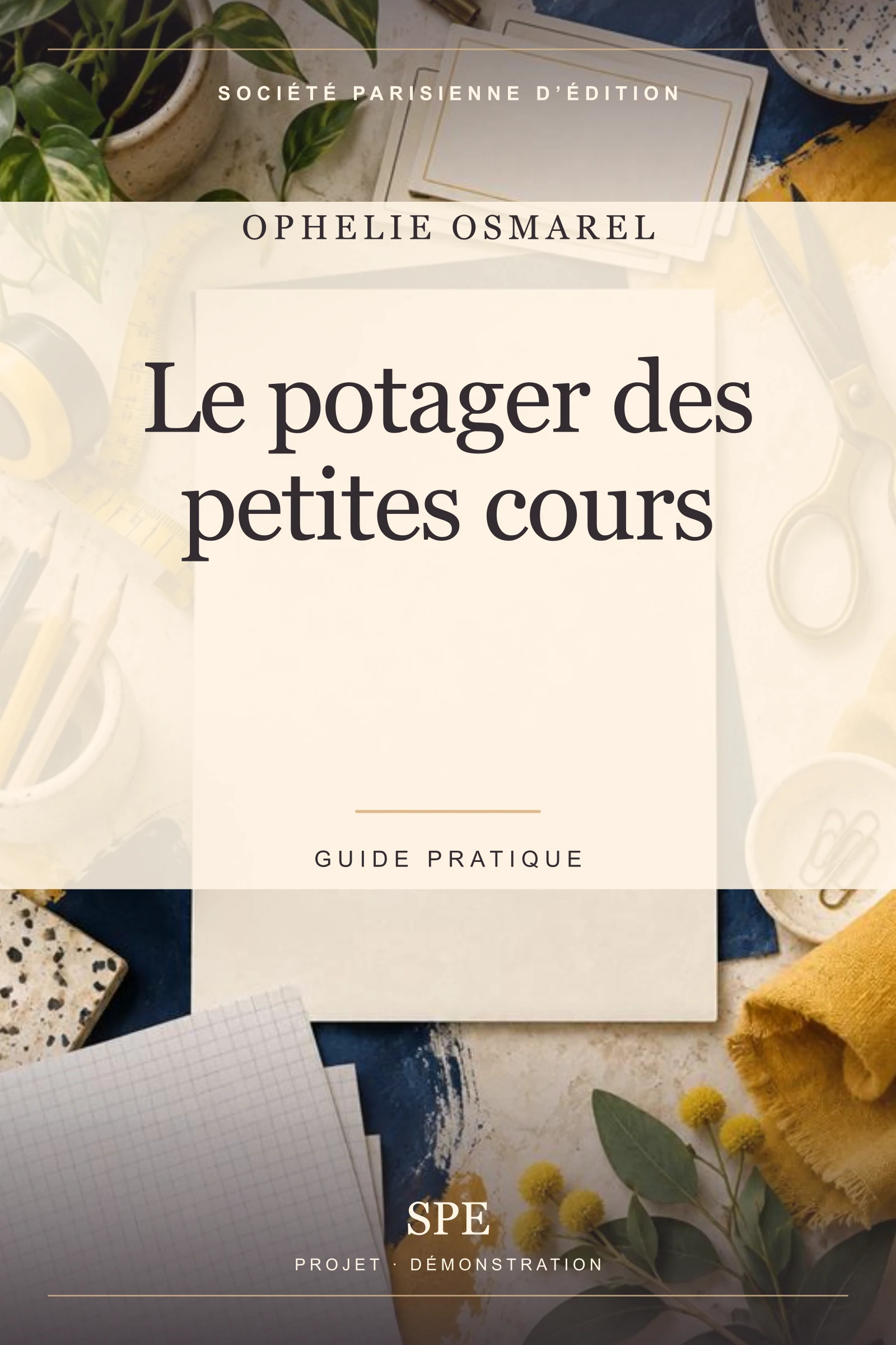 Couverture fictive : Le potager des petites cours