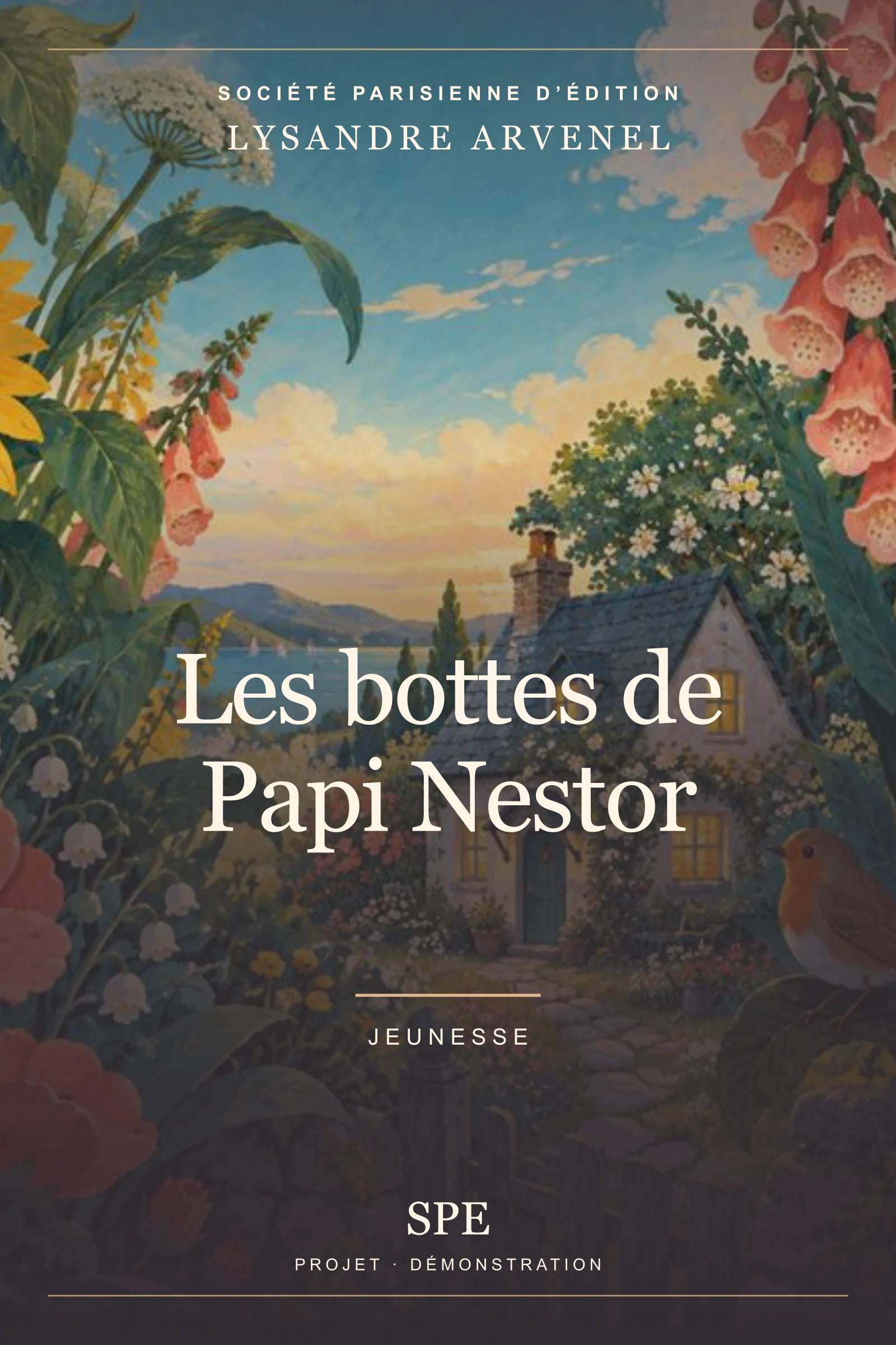 Couverture fictive : Les bottes de Papi Nestor