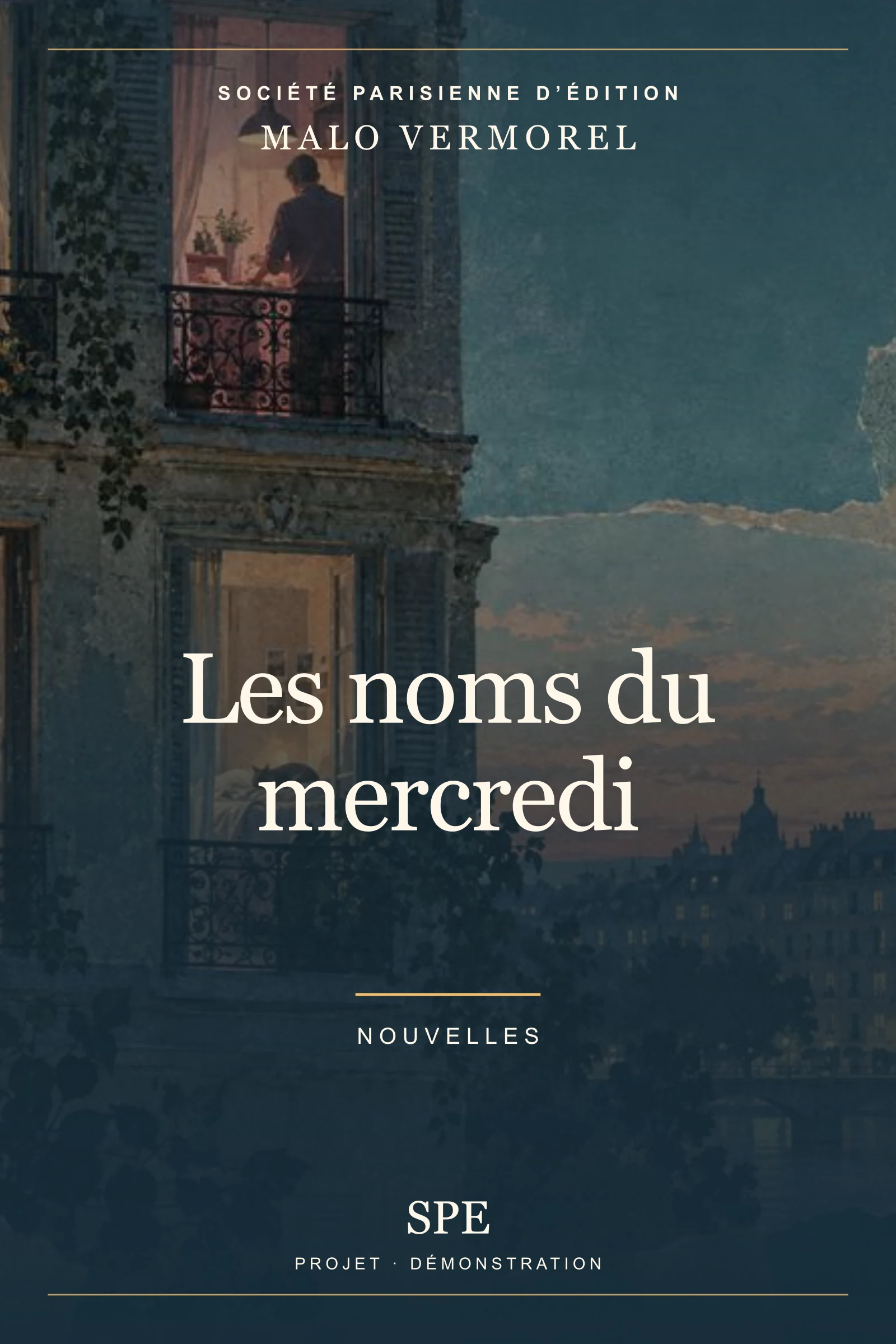 Couverture fictive : Les noms du mercredi
