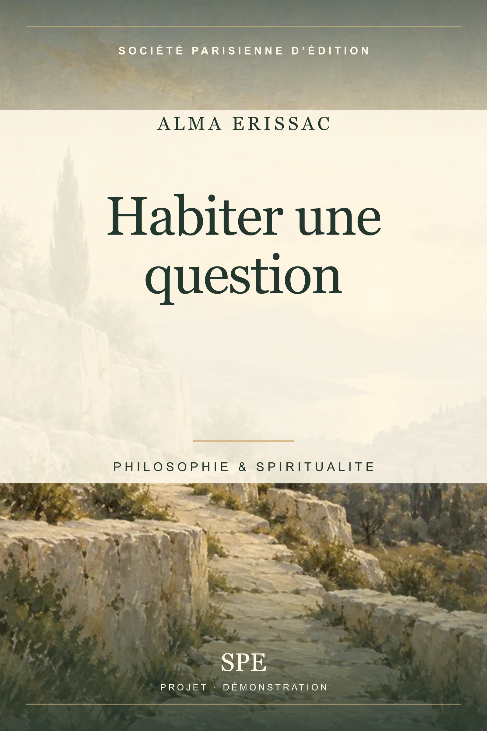 Couverture fictive : Habiter une question