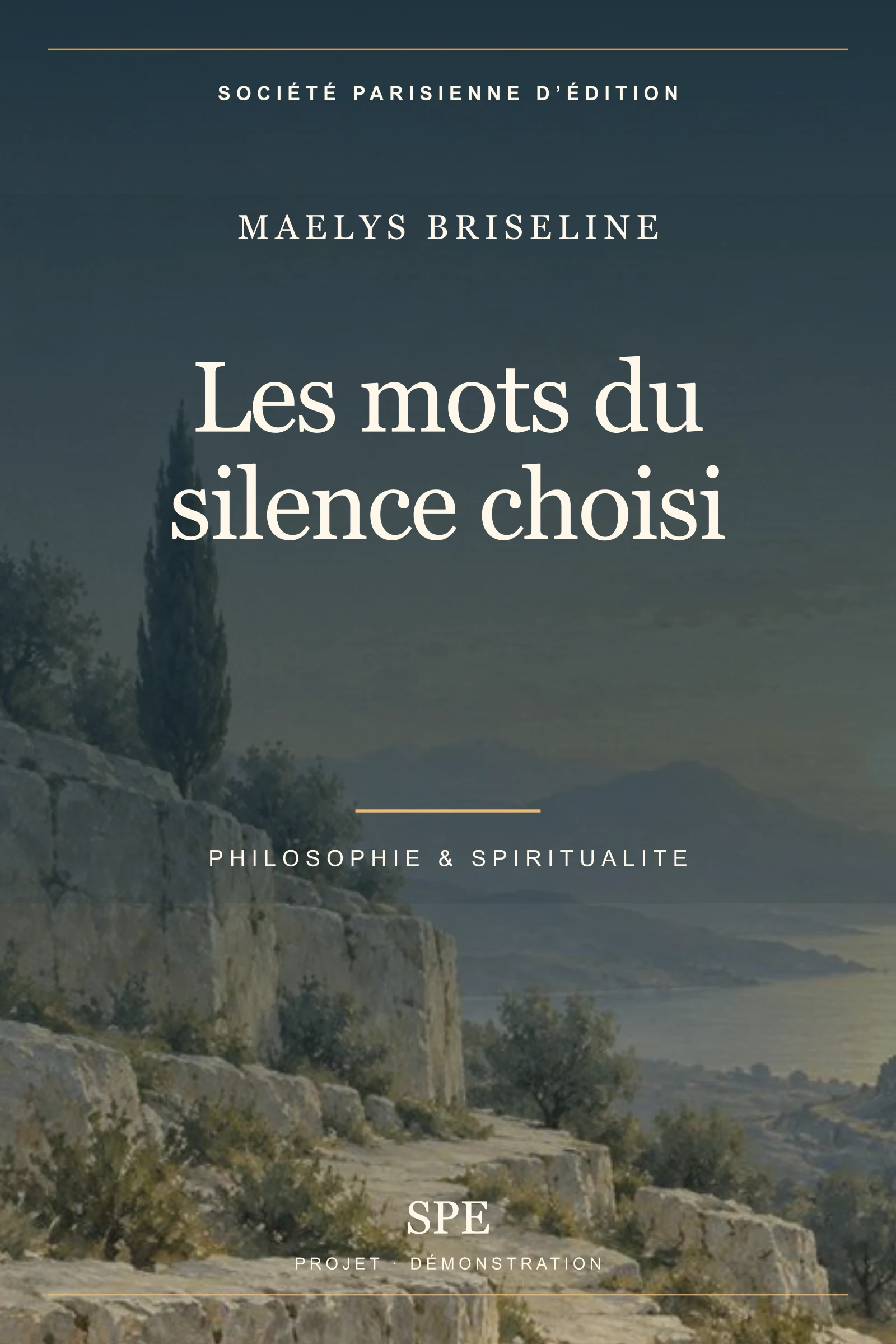 Couverture fictive : Les mots du silence choisi
