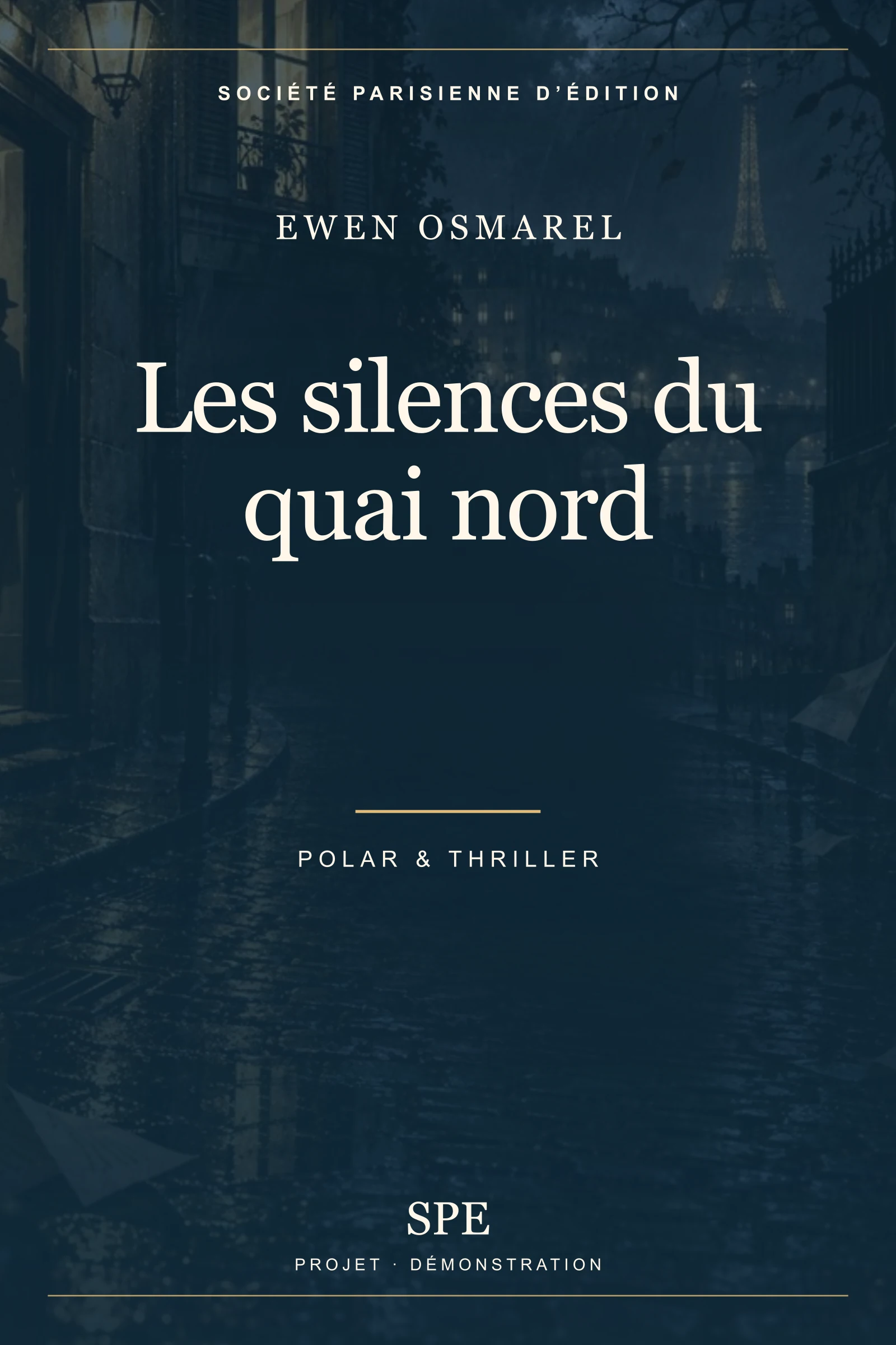 Couverture fictive : Les silences du quai nord