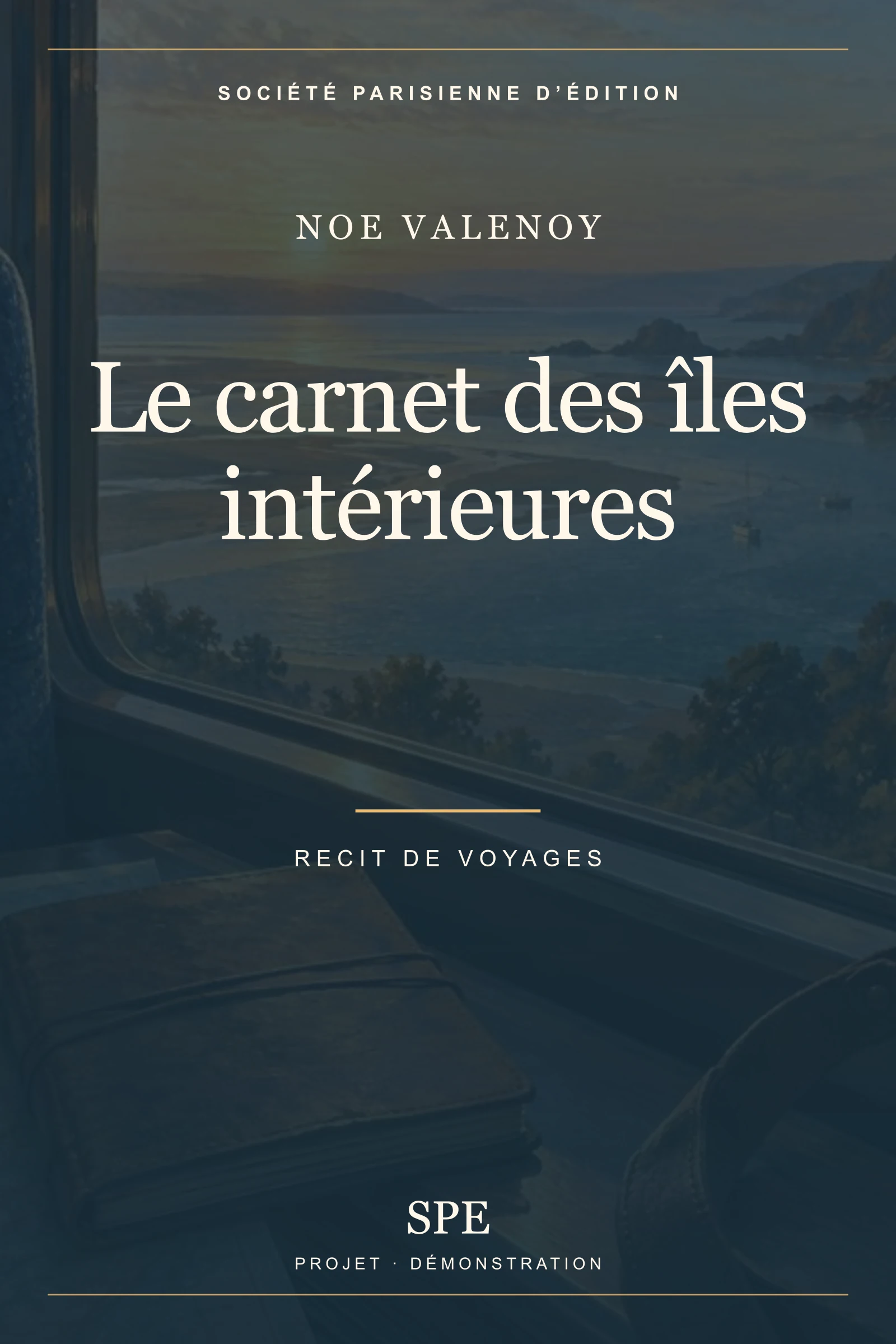 Couverture fictive : Le carnet des îles intérieures