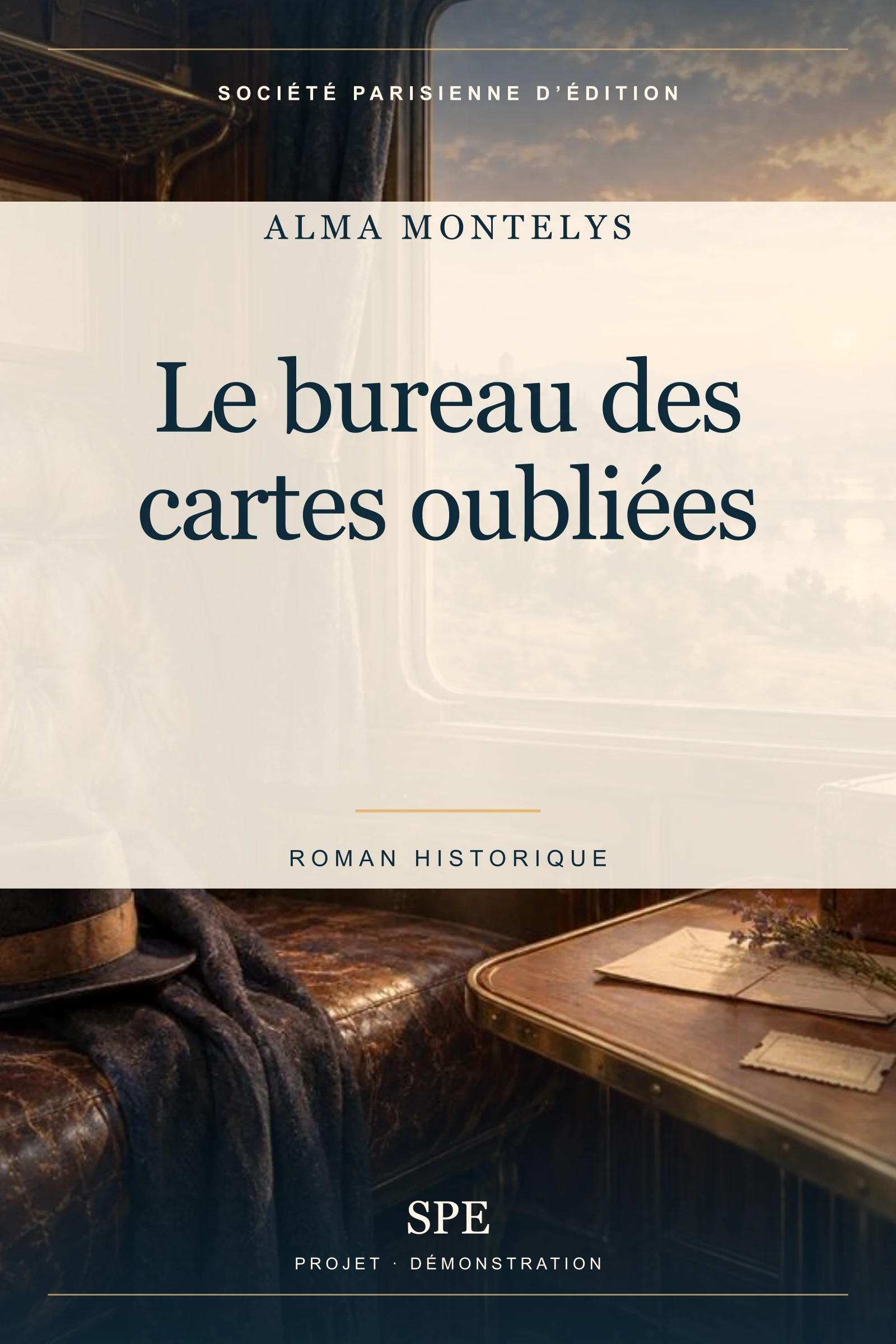 Couverture fictive : Le bureau des cartes oubliées
