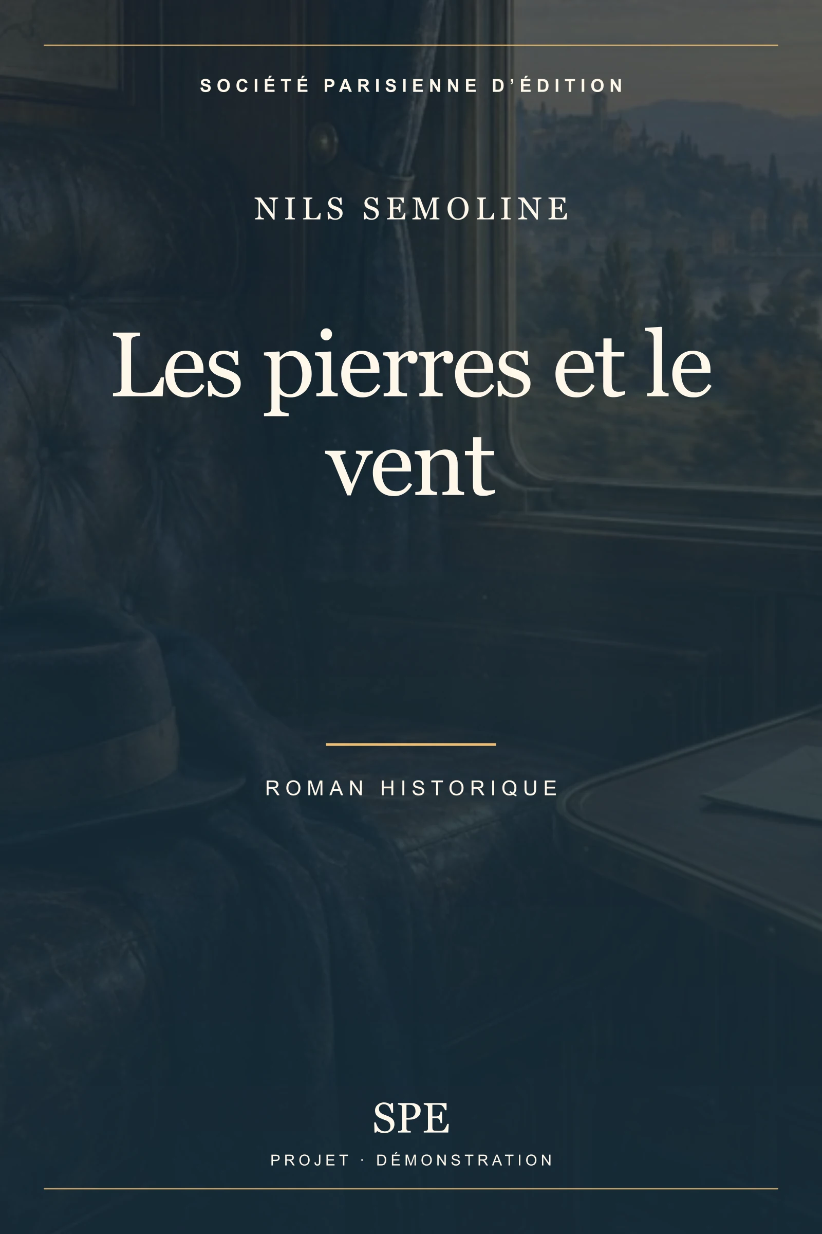 Couverture fictive : Les pierres et le vent
