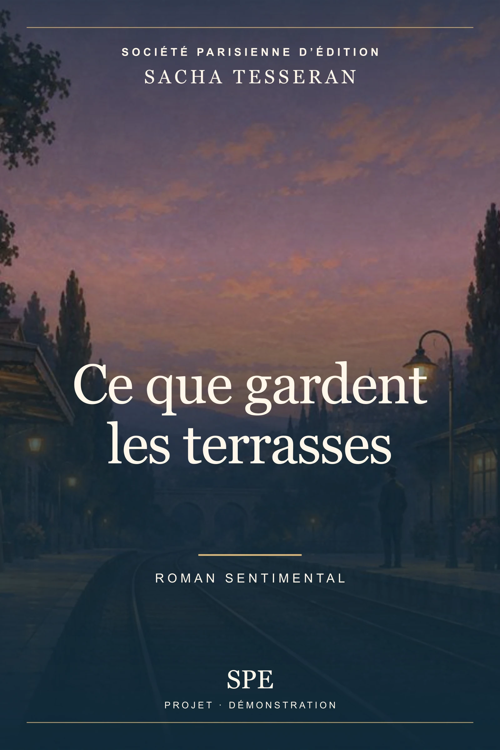 Couverture fictive : Ce que gardent les terrasses