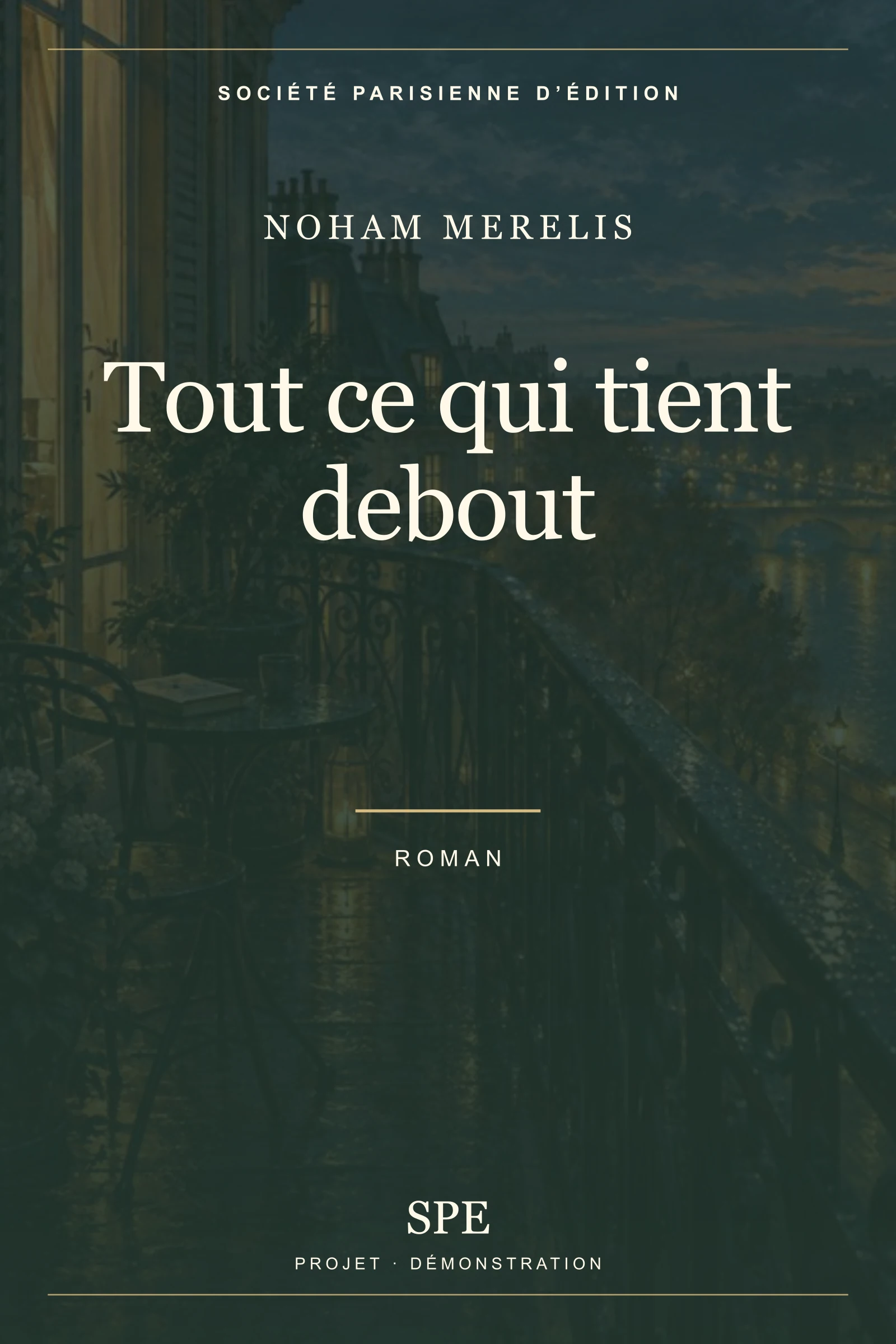 Couverture fictive : Tout ce qui tient debout