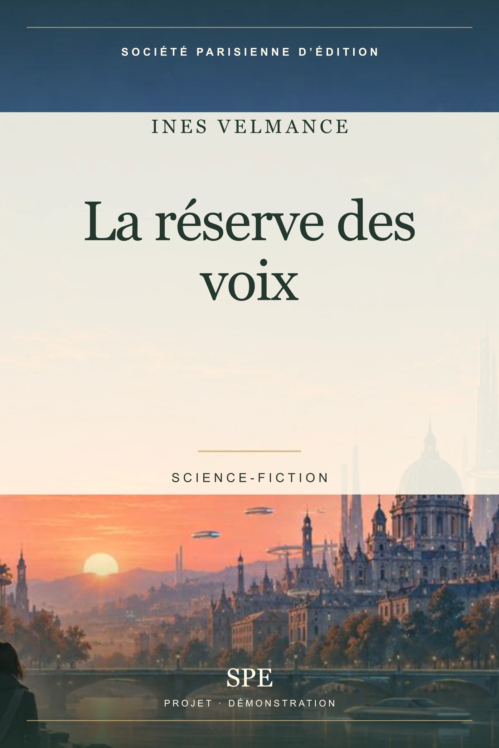 Couverture fictive : La réserve des voix