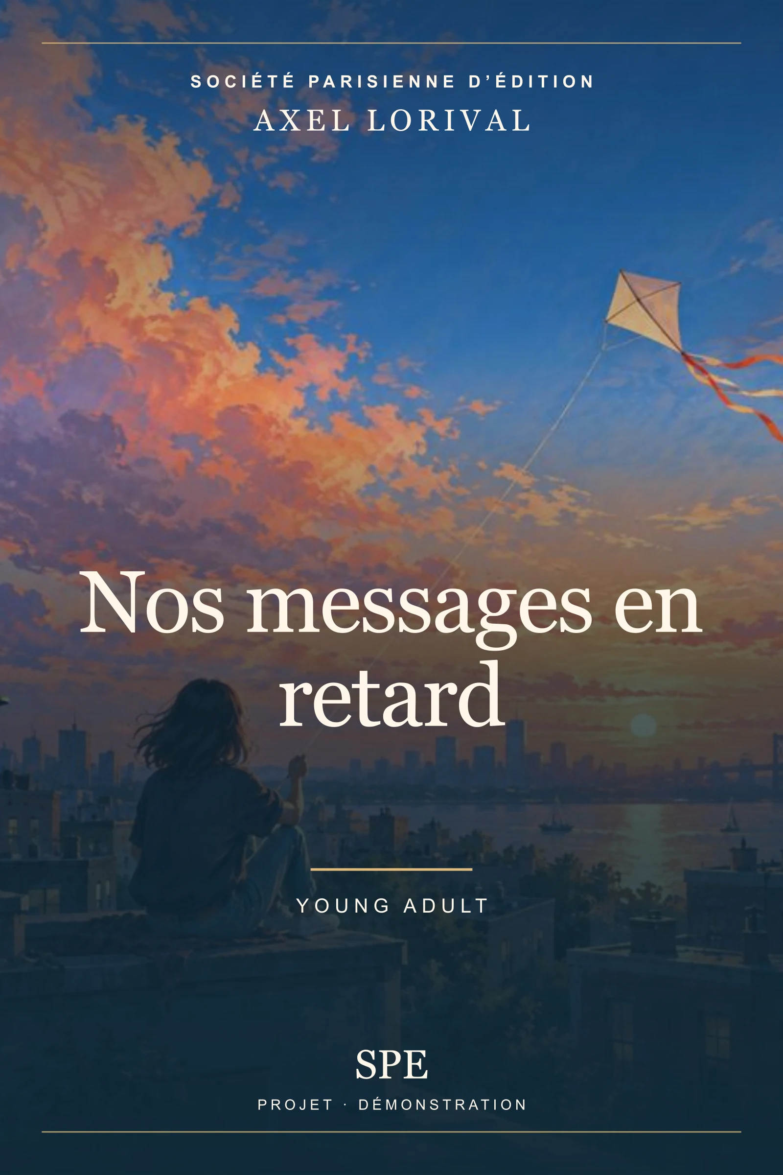 Couverture fictive : Nos messages en retard