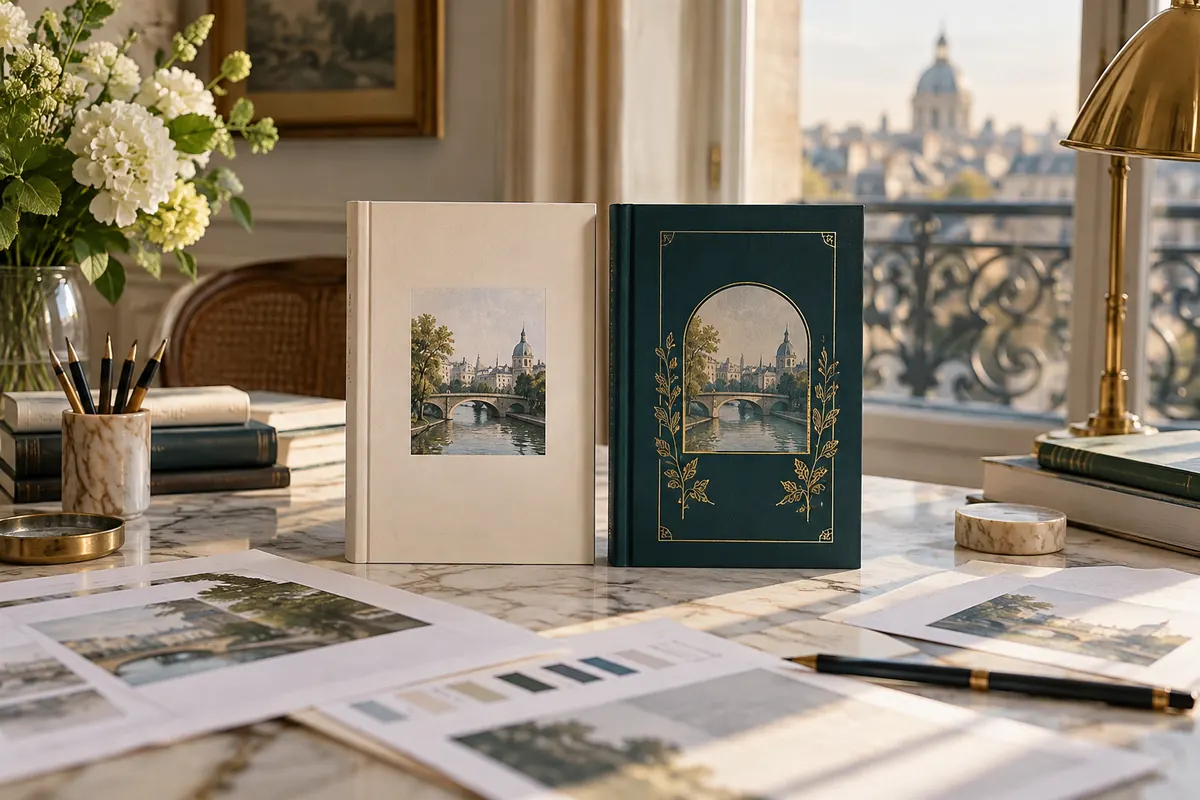 Deux éditions d’un même livre côte à côte