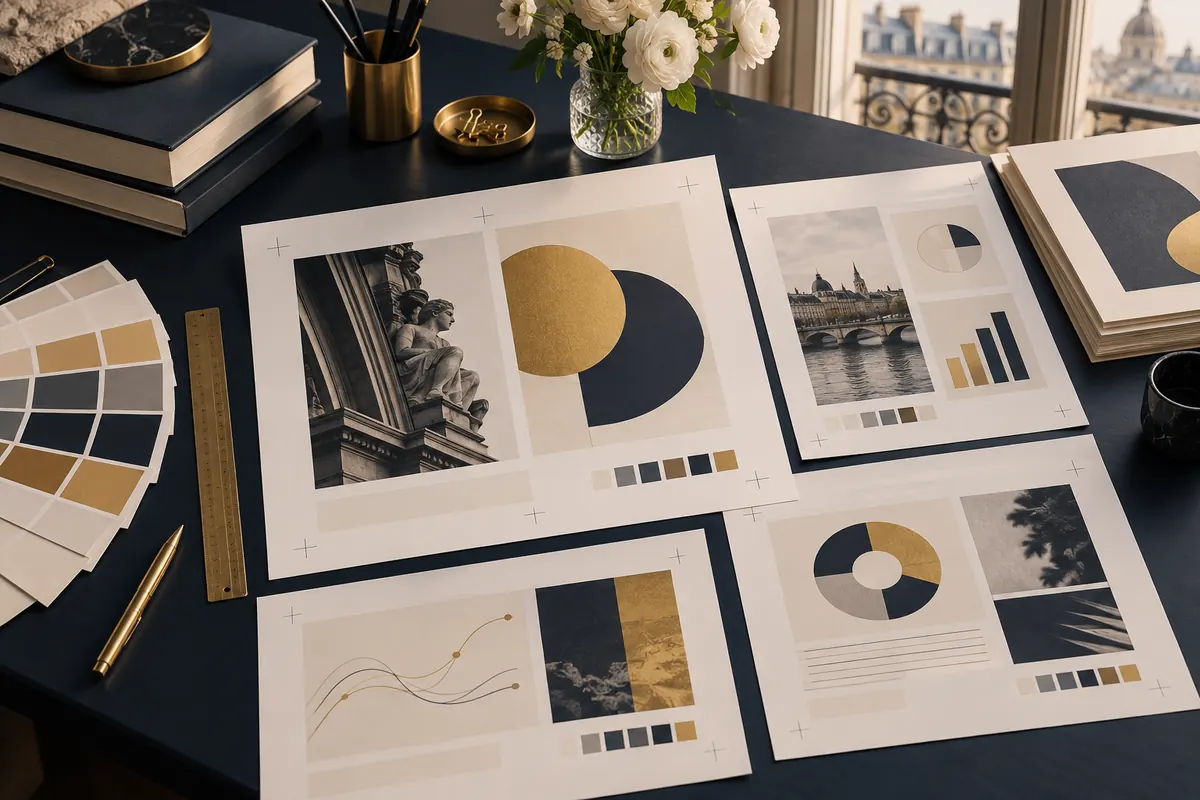 Épreuves de tableaux et de figures disposées avec une règle
